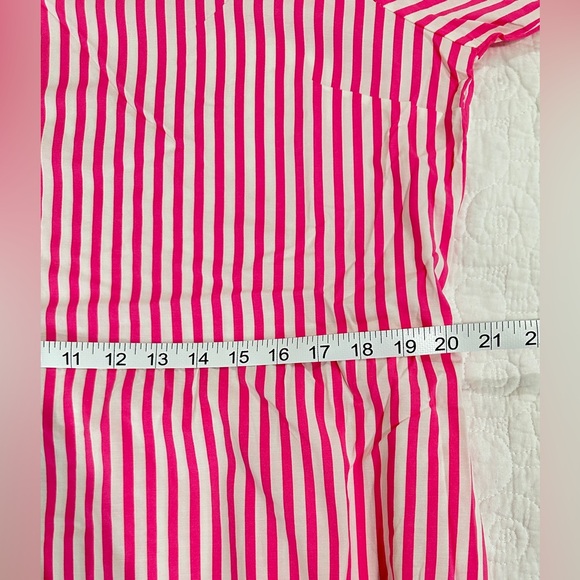 NWT SZ L Mary Square Emery Dress Lined up pink tie waist maxi - Picture 9 of 12